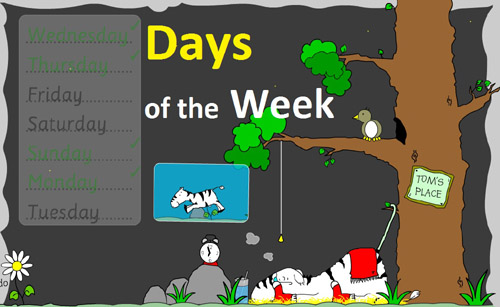 Days of the Week (Дні тижня) - онлайн гра