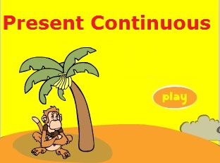 Інтерактивна онлайн гра на тему "Present Continuous - Теперішній тривалий час в англійській мові"
