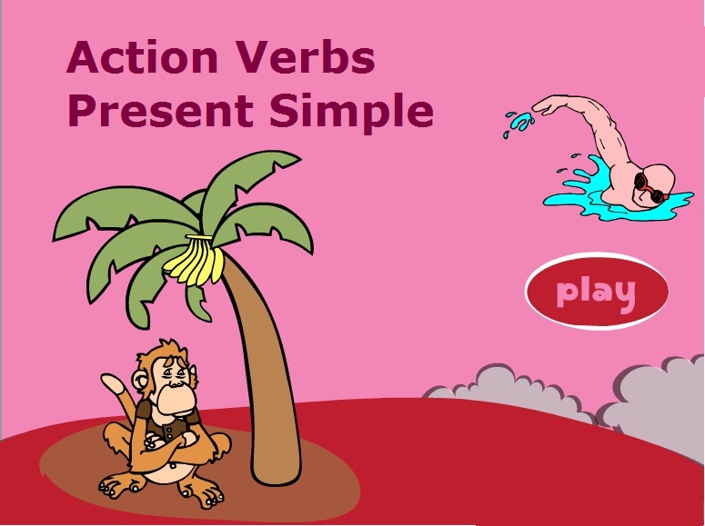 Present Simple Tense Action Verbs (Простий теперішній час)